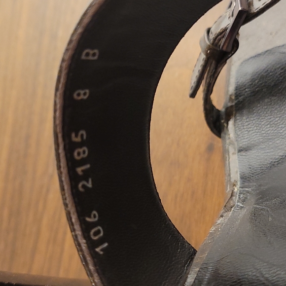 GUCCI heels sandals size 8 bronze stunning and fun - Picture 10 of 12